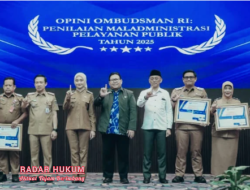 Kabupaten Pringsewu Raih Penghargaan Ombudsman RI, Dapat Opini Kualitas Tinggi dengan Nilai 84,09
