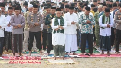 Peringatan Kekeringan, Pemkab Pringsewu Gelar Salat Istisqa di Lapangan Pemkab