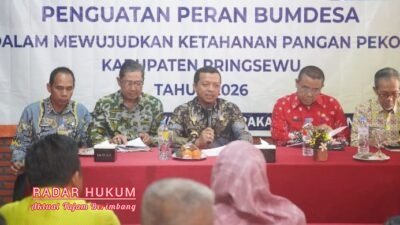 Perkuat Ketahanan Pangan, Pemkab Pringsewu Sosialisasi Penguatan Peran BUMDes